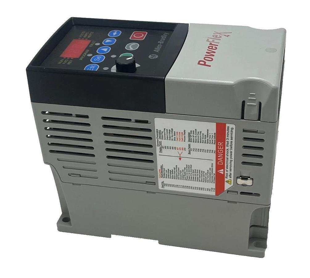 Used ALLEN-BRADLEY 22A-D2P3N104 PowerFlex 4 AC Drive 1.0HP 480V Ser A FRN 5.01 VFD