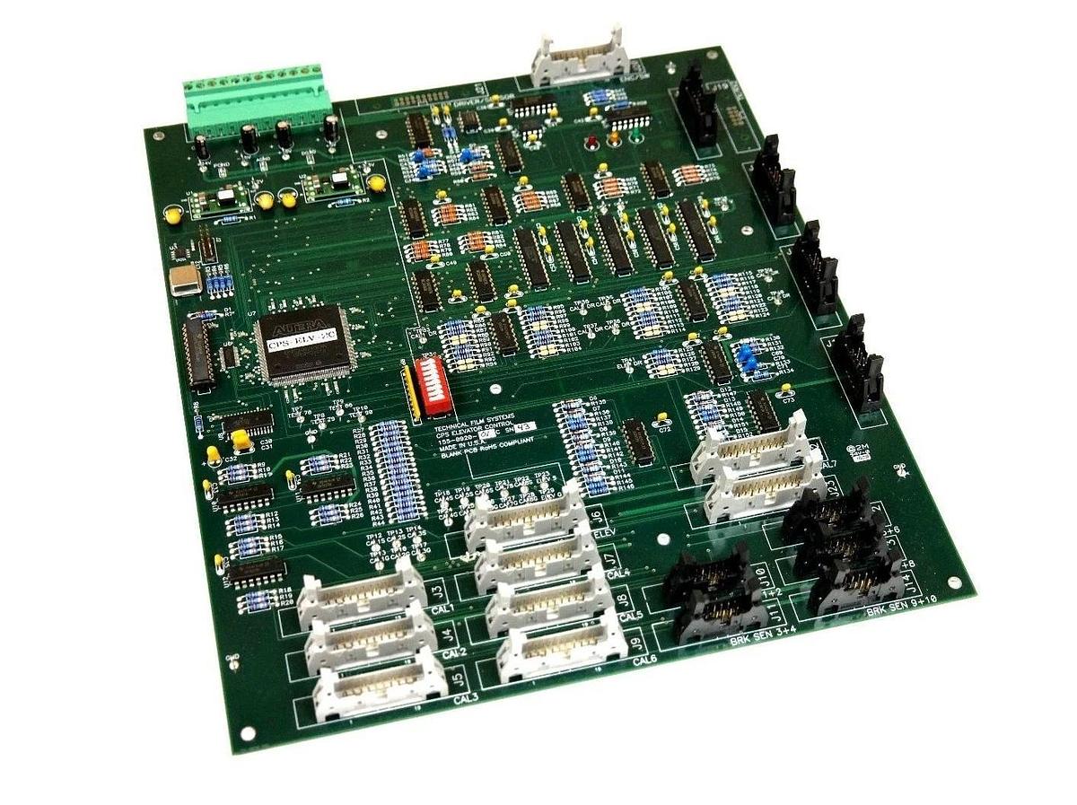 Used TECHNICAL FILM SYSTEMS 155-0920-01 CPS ELEVATOR CONTROL BOARD 155092001
