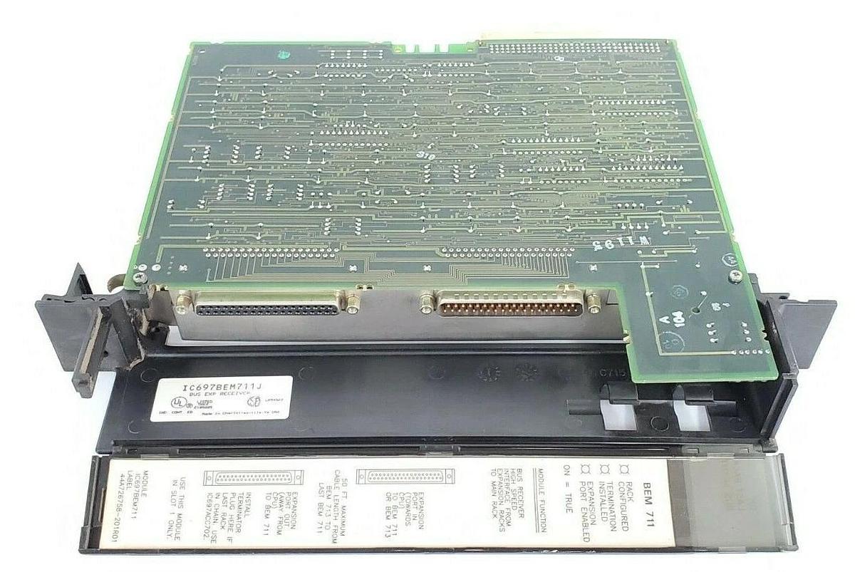 Used GE FANUC IC697BEM711J BUS EXPANSION RECEIVER MODULE IC697BEM711