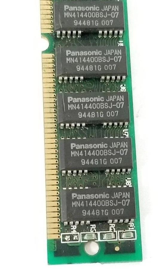 Used PANASONIC MN414400BSJ-07 RAM MODULE 94481G 007 72-PIN