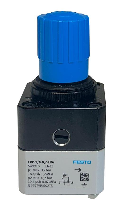 Used NEW FESTO LRP-1/4-0,7-EX4 / 549918 PRECISION PRESSURE REGULATOR SIZE 50 NSMP