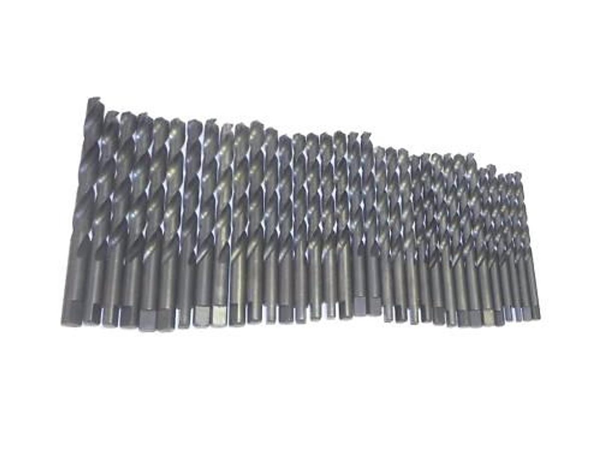 Used LOT OF 33 PRECISION TWIST DRILLS BITS JOBBER LENGTH HSS