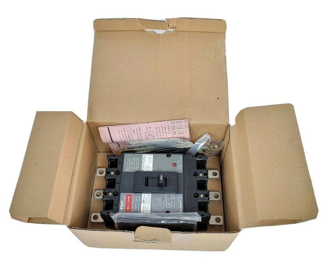Used NIB FUJI ELECTRIC BU-FHB3150L 1W CIRCUIT BREAKER BU-FHB 600VAC 150A 3P