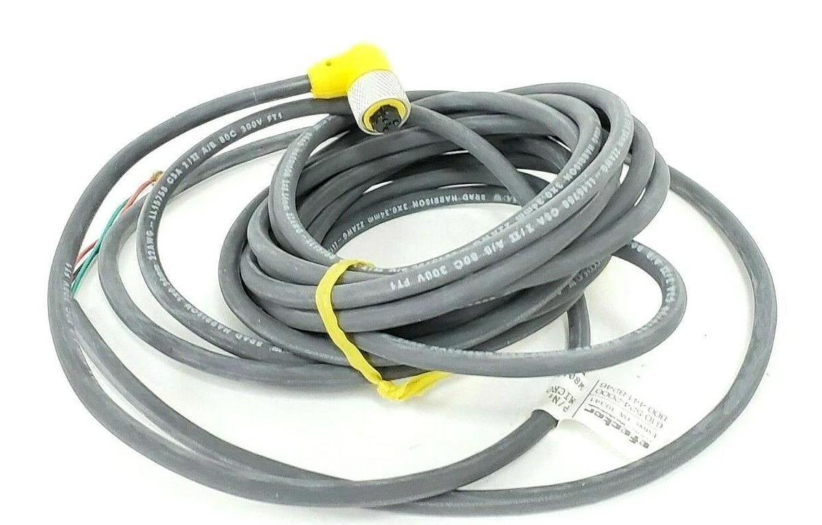 NEW IFM EFECTOR MICRO-AC-X/X-R0L-PUR-5M/W CORDSET CONNECTOR