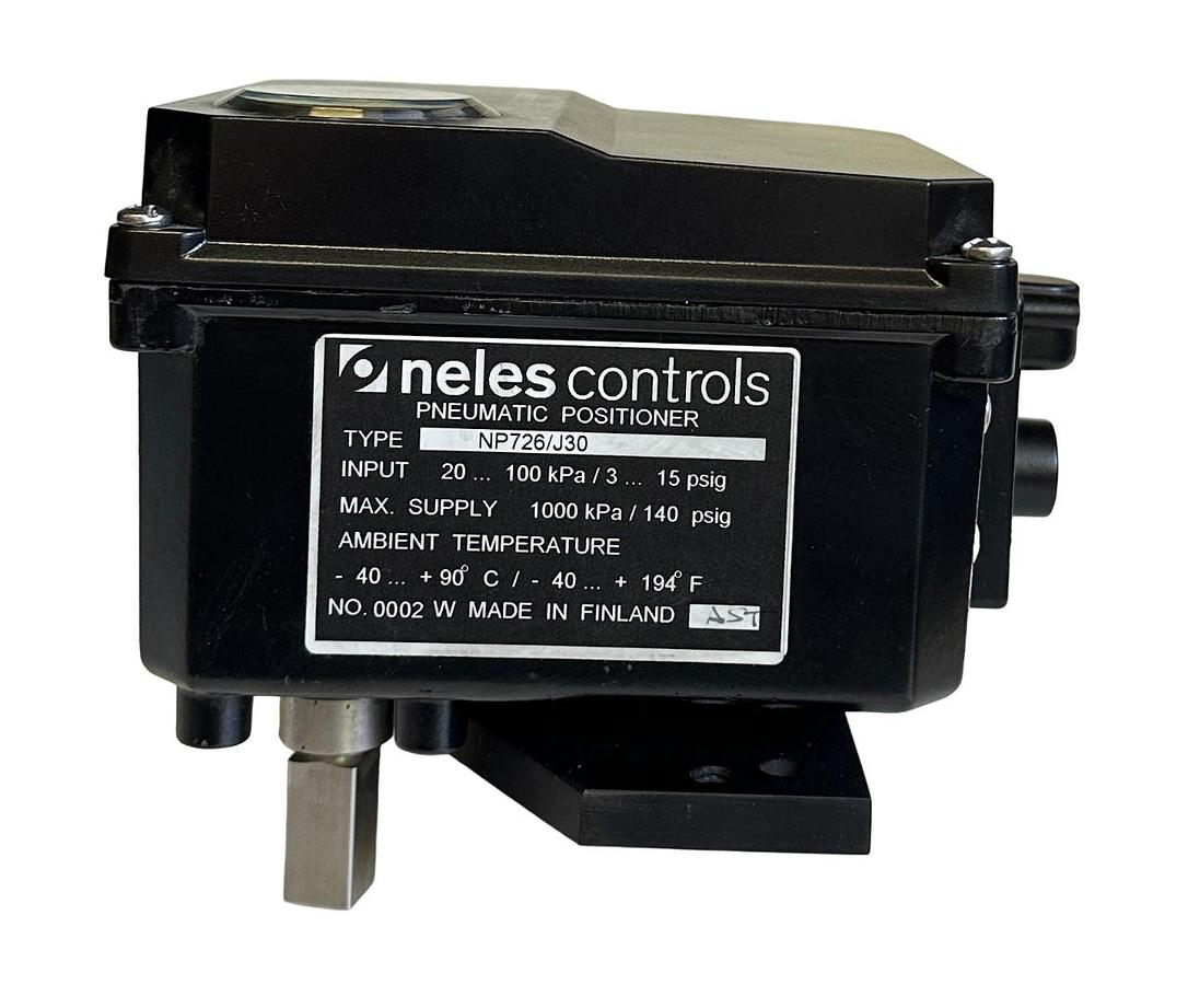 Used NEW METSO NELES NP726/J30 / NP726J30 PNEUMATIC POSITIONER 20-100kPa 15PSIG NSMP
