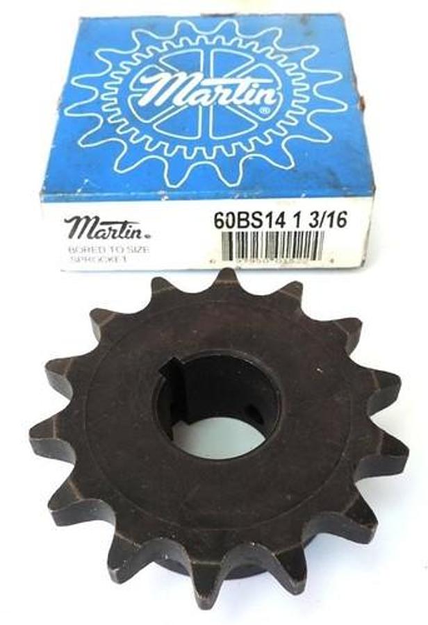 Used NIB MARTIN 60BS141316 SPROCKET 60BS14 1 3/16
