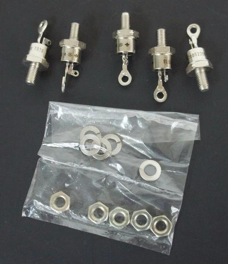 LOT OF 5 NEW GENERIC T400062208 SILICON CONTROLLED RECTIFIER 600VRM 35A TO-48
