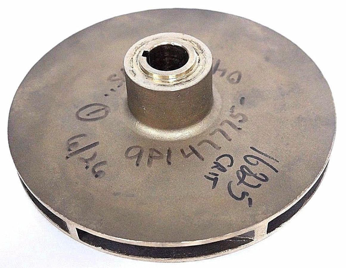 Used NEW GOULDS PUMP 444R227 VANE IMPELLER 9P1 47775-0431-7.375" BRASS