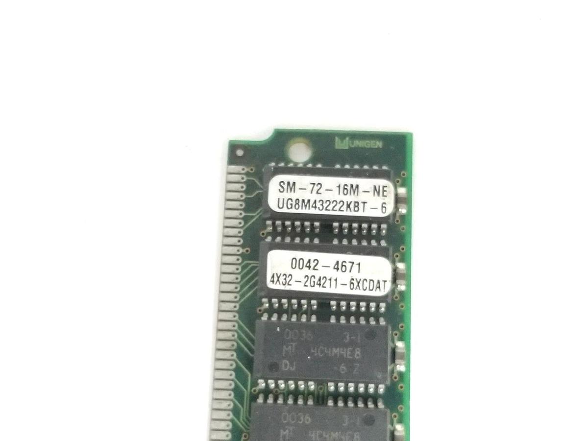 Used ADVANTECH SM-72-16M-NE MEMORY BOARD 16MB 72PIN SM7216MNE