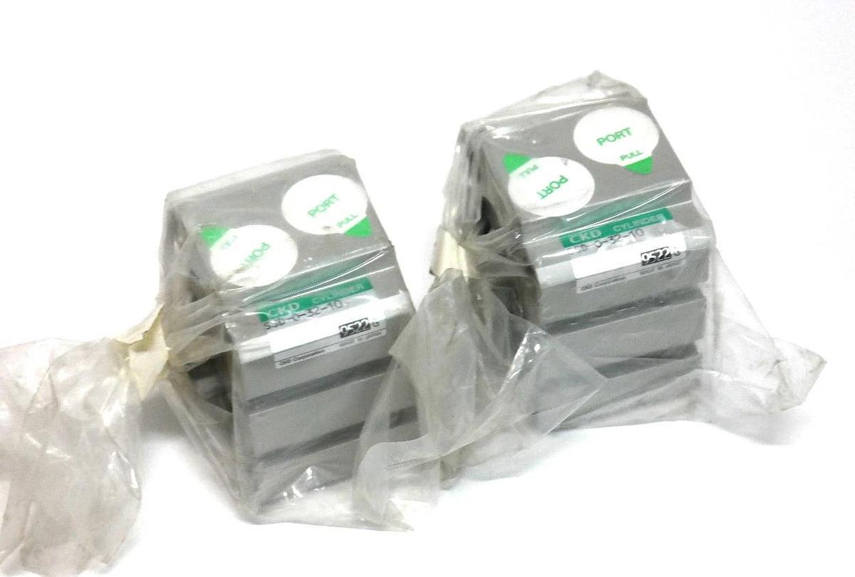 Used LOT OF 2 NEW CKD SSD-0-32-10 COMPACT CYLINDERS SSD03210