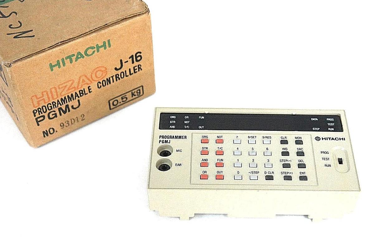 Used NIB HITACHI PGMJ J-16 PROGRAMMABLE CONTROLLER