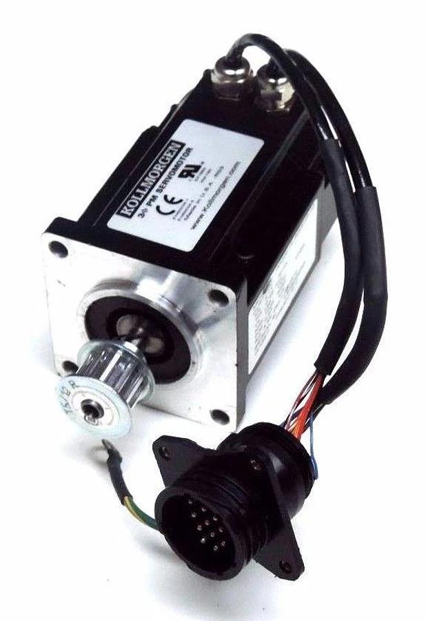 Used KOLLMORGEN AKM21E-BSSNR-02 SERVO MOTOR 160VDC, 7000RPM, CLASS F, AKM21EBSSNR02