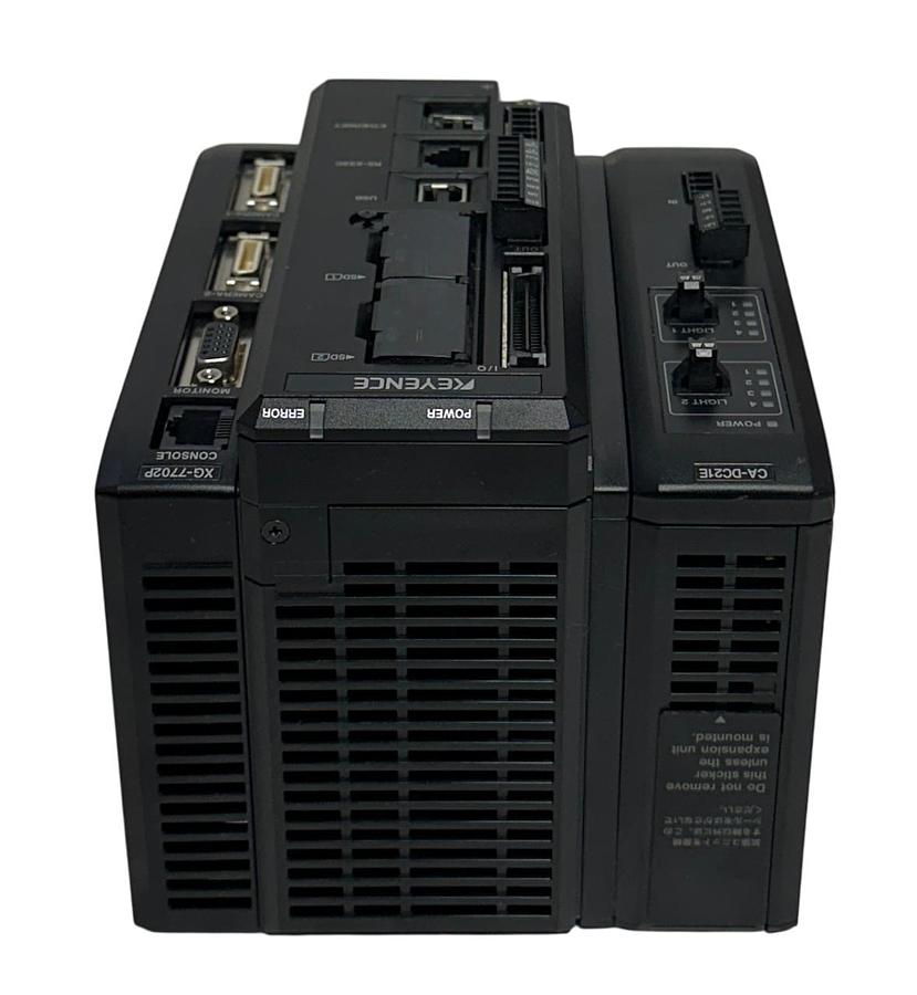 Used KEYENCE XG-7702P / CA-DC21E MULTI-CAMERA IMAGING SYSTEM CONTROLLER EtherNet USNP