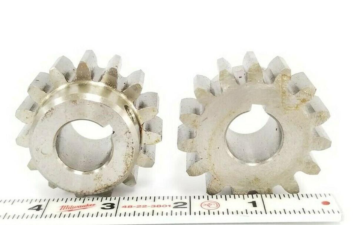 Used LOT OF 2 NEW GENERIC AAA2-6A5 GEARS 3100, DMOP 5001, 3/4" 0.75 IN. BORE, AAA26A5