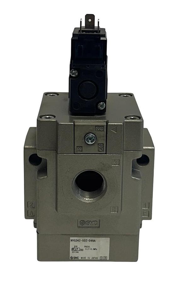 Used SMC NVG342-5DZ-04NA / NVG3425DZ04NA SOLENOID VALVE 24VDC COIL VG/VGA USNP