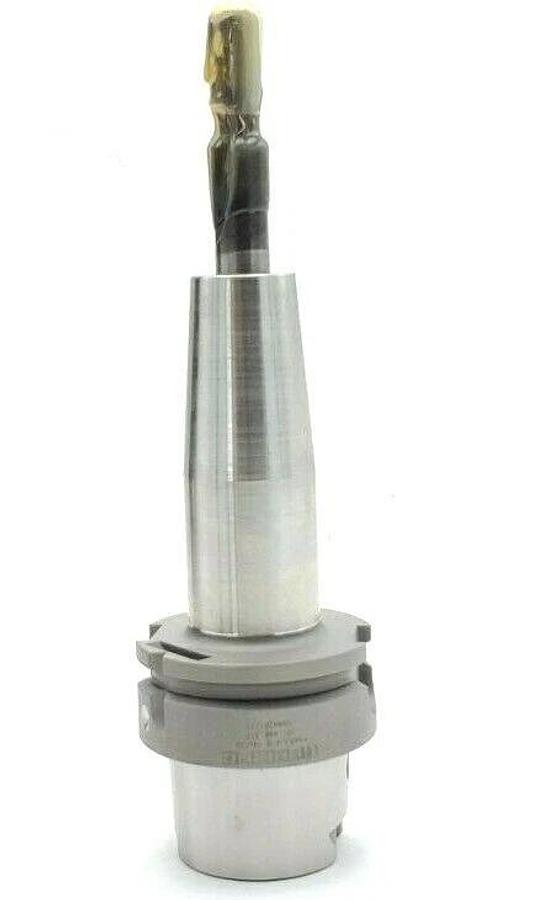 NEW GUHRING HSK63-A 0 14X120 TOOL HOLDER ASSY CT-62595 W/ CT-62596 14MM STEPDRIL
