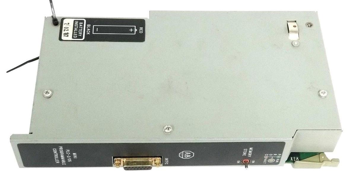 Used ALLEN BRADLEY 1772-LS PROCESSOR MODULE F/W REV: H SER. A, MINI-PLC-2/05