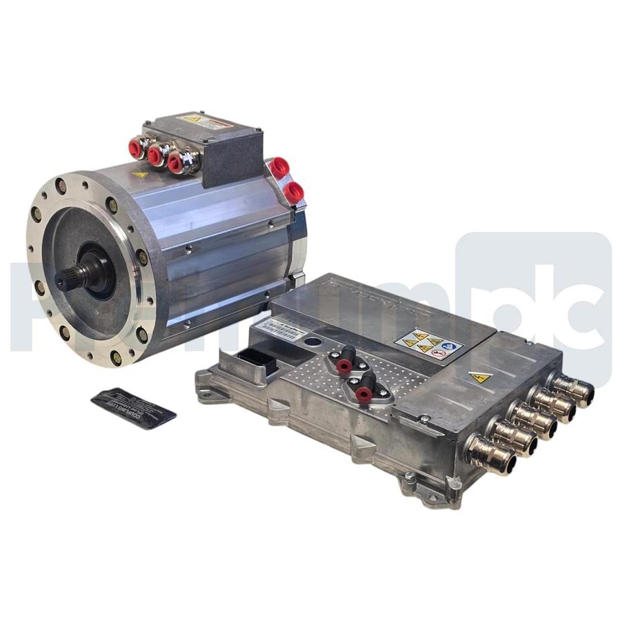 Parker GVM210100M6WRAATA1G | GVM210 Traction Motor & Sevcon 636A34901 Controller