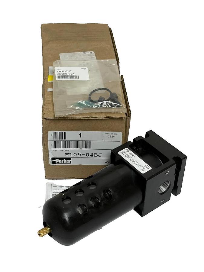 Parker Watts F105-04BJ 1/2" Pneumatic Air Filter 150 PSI - New