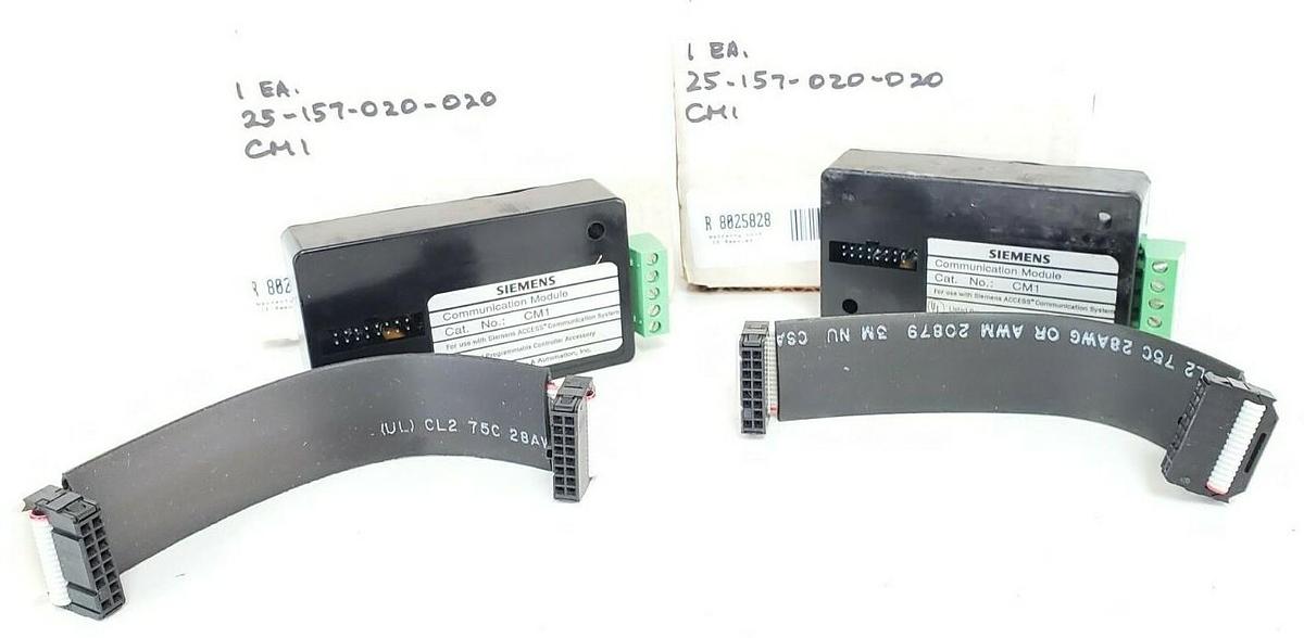 Used LOT OF 2 SIEMENS CM1 COMMUNICATION MODULES