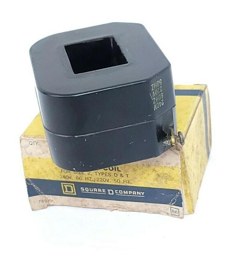Used SQUARE D 1707-S1-T24 MAGNET COIL 240-220V 60-50HZ, 1707S1T24