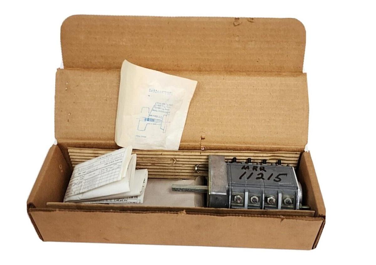 Used NIB WESTINGHOUSE 505A705-SH2 ROTARY SWITCH 505A705, 505A705G02 TYPE W-2 SWITCH