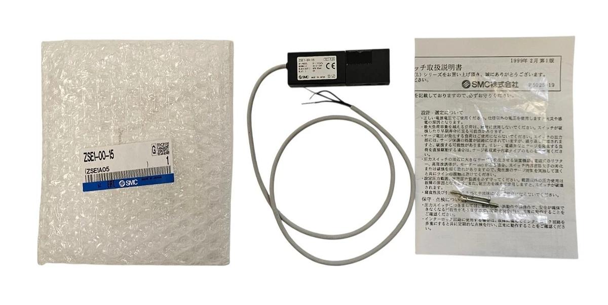 NEW SMC ZSE1-00-15 COMPACT PRESSURE SWITCH ZSE1 SERIES ZSE10015