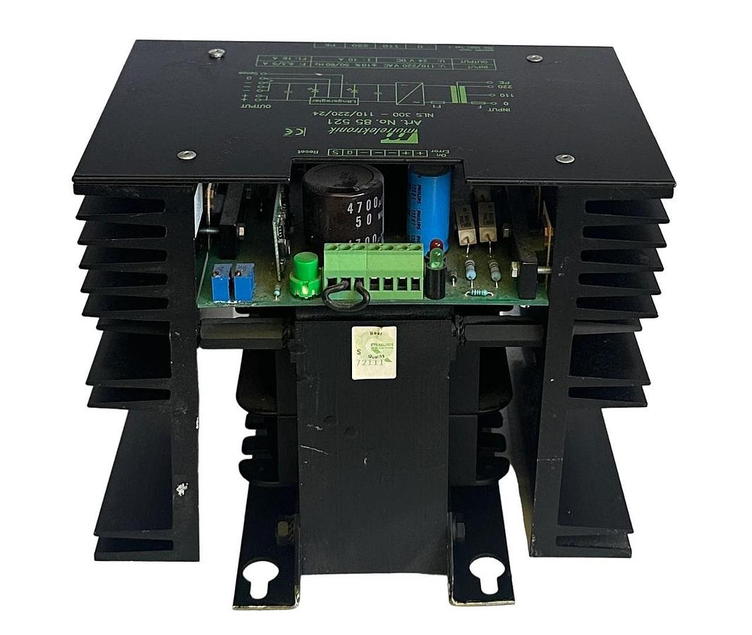Used MURRELEKTRONIK 85 521 / NLS 300-110/220/24 POWER SUPPLY 110/240VAC 50/60Hz 85521