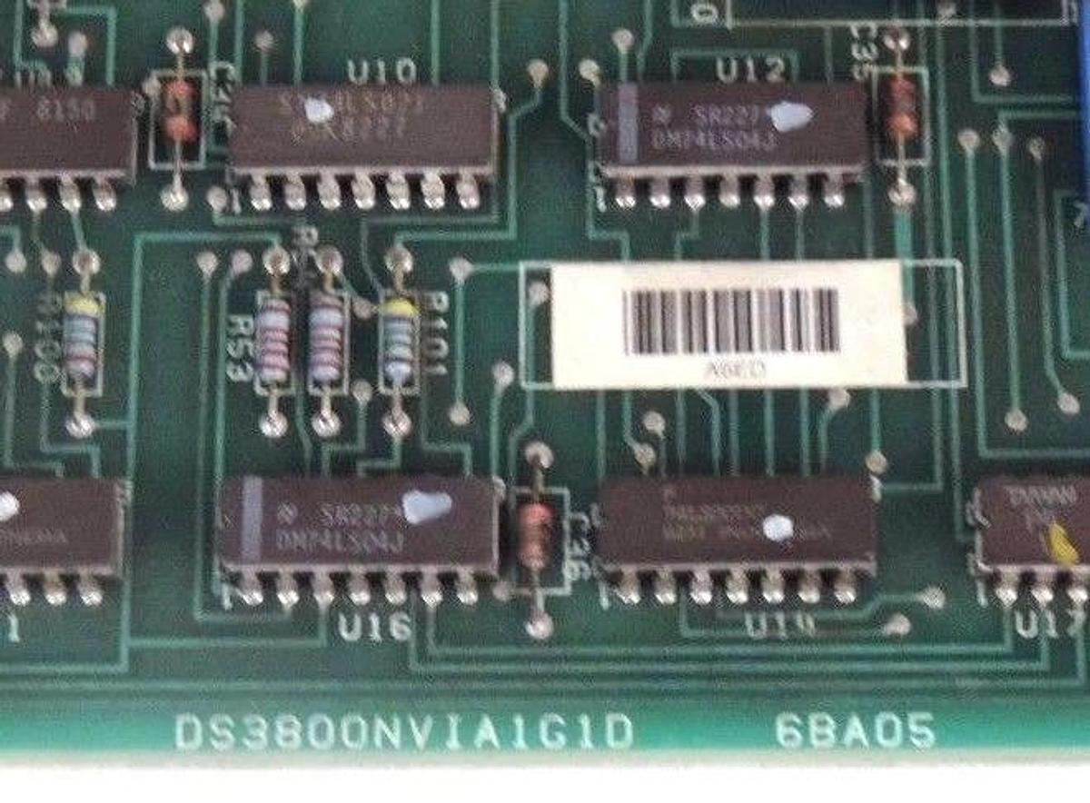 Used GENERAL ELECTRIC DS3800NVIA1G1D BOARD NVIA W/ GE DS3800DVIA1A1B BOARD