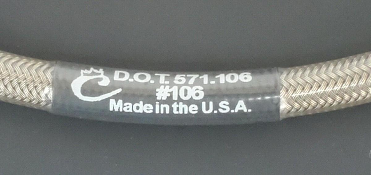 Used NEW RUBICON RE1513 KIT BRAIDED STAINLESS STEEL 22''
