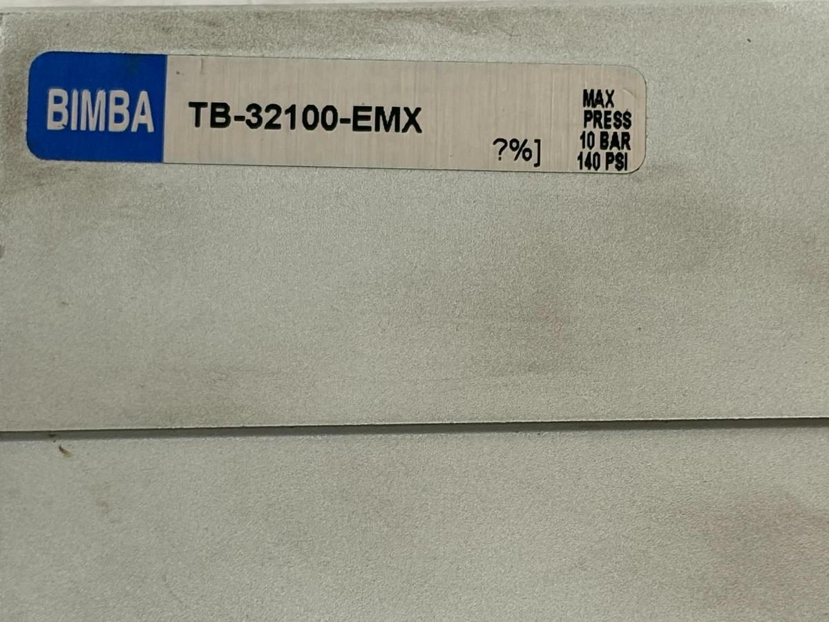 Bimba TB-32100-EMX Twin Bore Guided Pneumatic Air Cylinder Actuator
