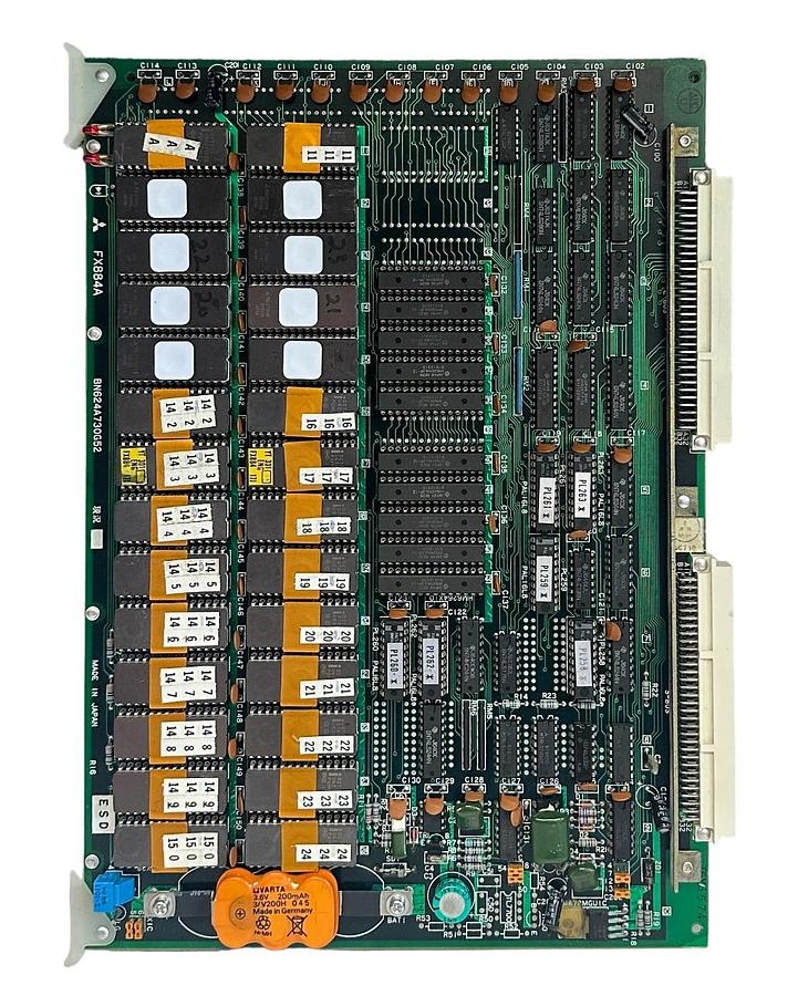 Used MITSUBISHI FX884A / BN624A730G52 MAZAK CONTROL BOARD MAZATROL RSNP *