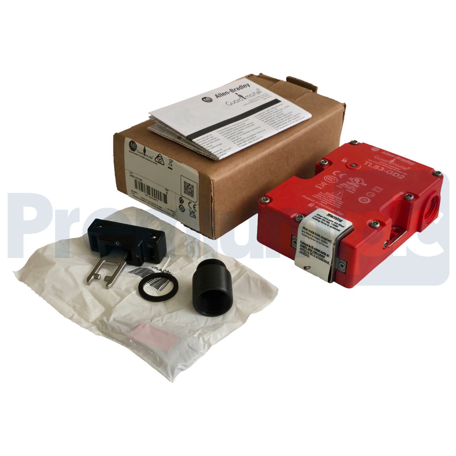 Used Allen Bradley 440G-T27183 /E Guardmaster TLS-GD2 Safety Switch 24VAC/DC TLS3-GD2