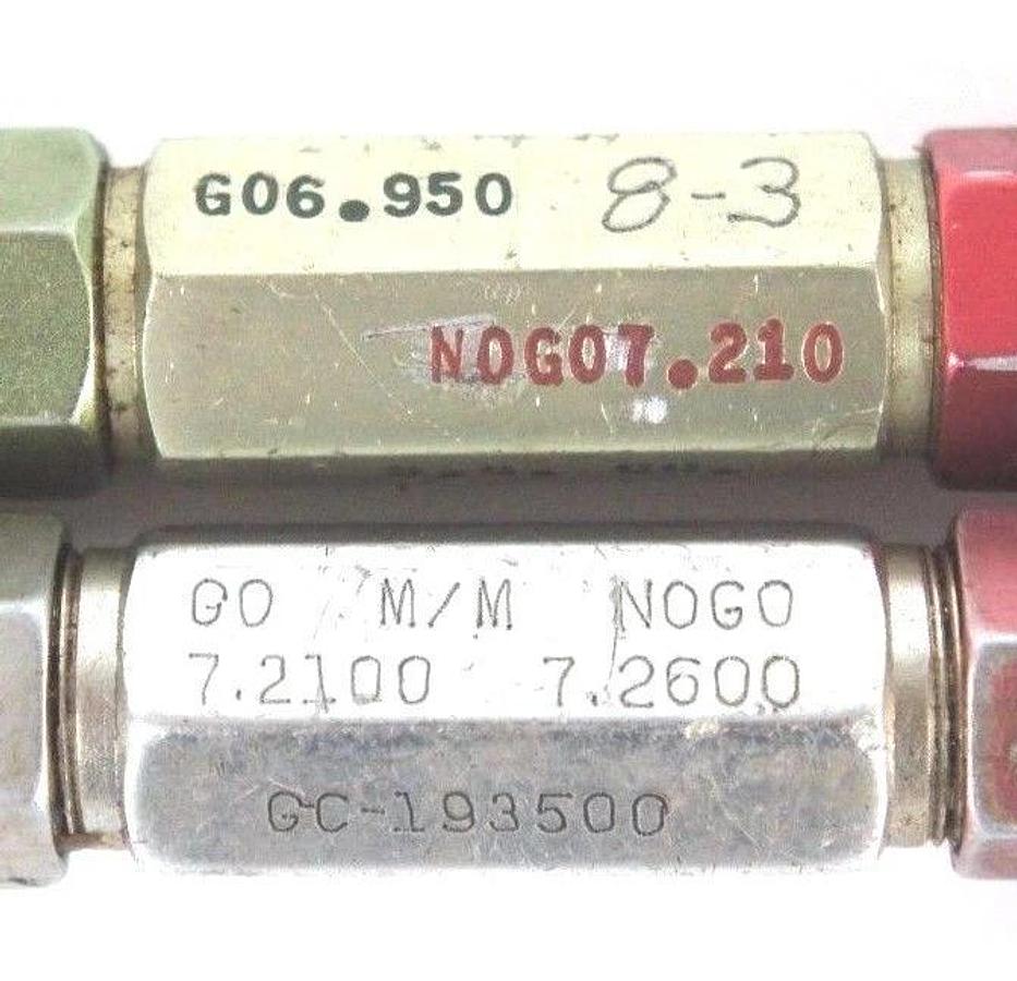Used LOT OF 10 PLUG GAGES BESLEY, RITE-O, HEMCO, VAN KEUREN, DU-WELL