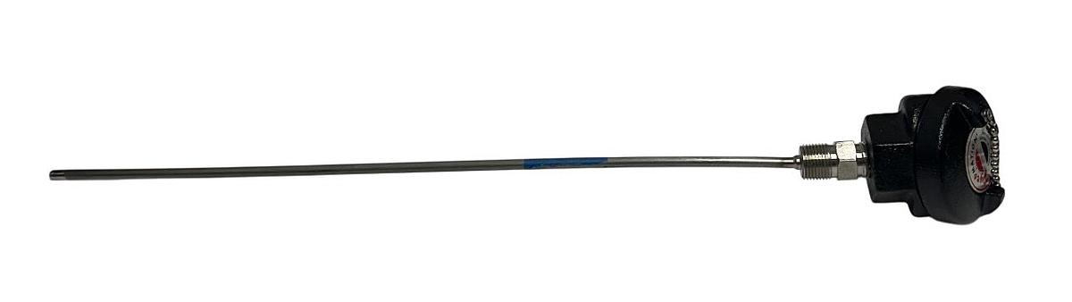 Used PYROMATION CYCLE-THERM J39909 OEM TYPE K THERMOCOUPLE 18-3/4'' PROBE NSNP
