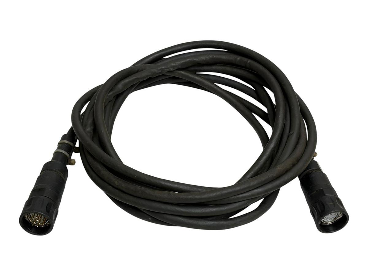 Used Heidenhain ID 296467-05 CNC Connecting Cable 12-Pin Male to 12-Pin Female