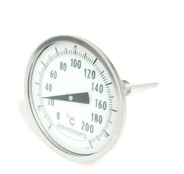 Used AHSCROFT 0-200 DEGREE C THERMOMETER