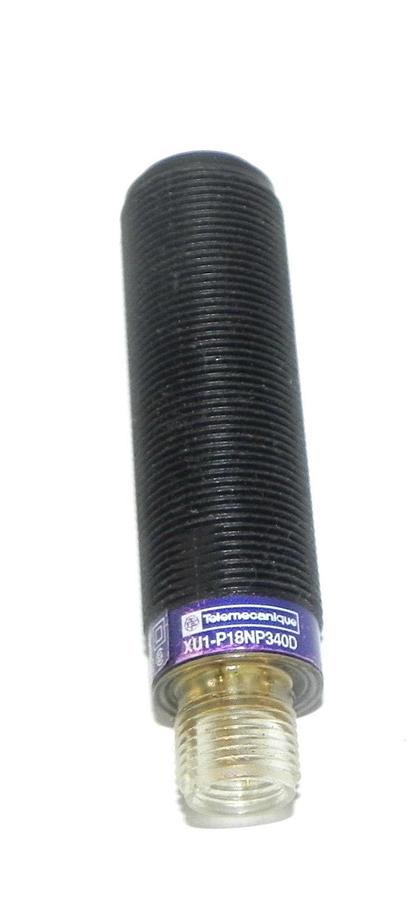 Used TELEMECANIQUE XU1-P18NP340D THRU-BEAM SENSOR XU1P18NP340D Ue: 12...24V