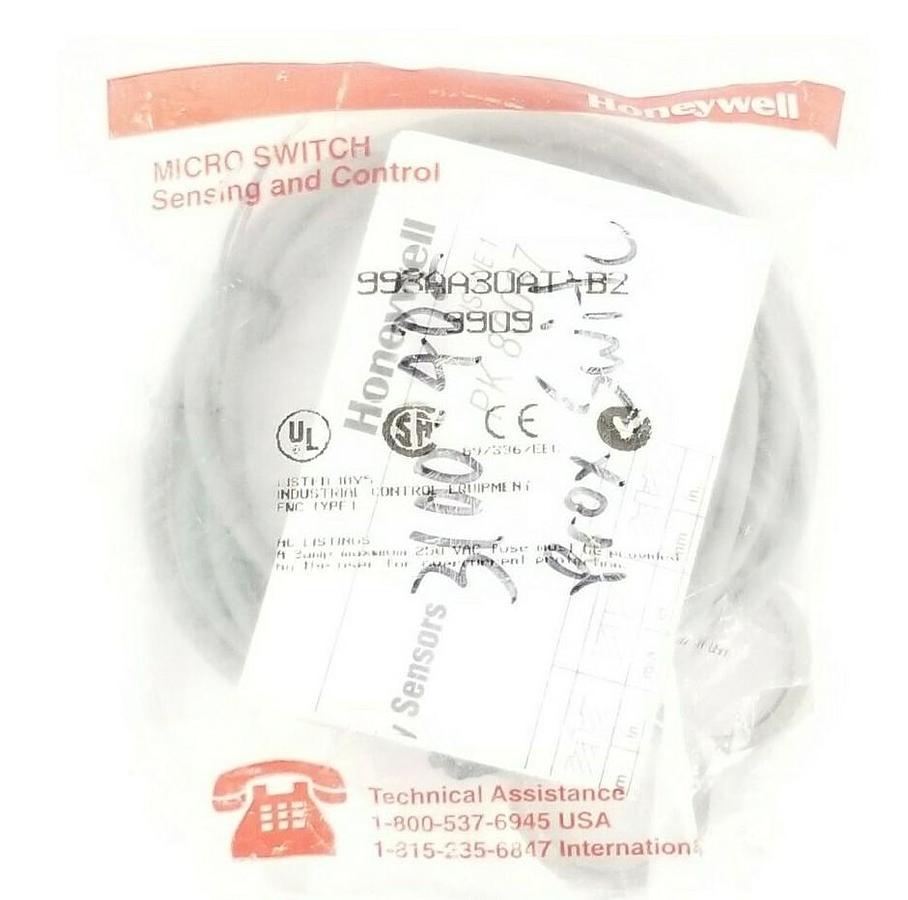 Used NEW HONEYELL MICRO SWITCH 993AA30AT-B2 PROXIMITY SWITCH INDUCTIVE 10MM RANGE