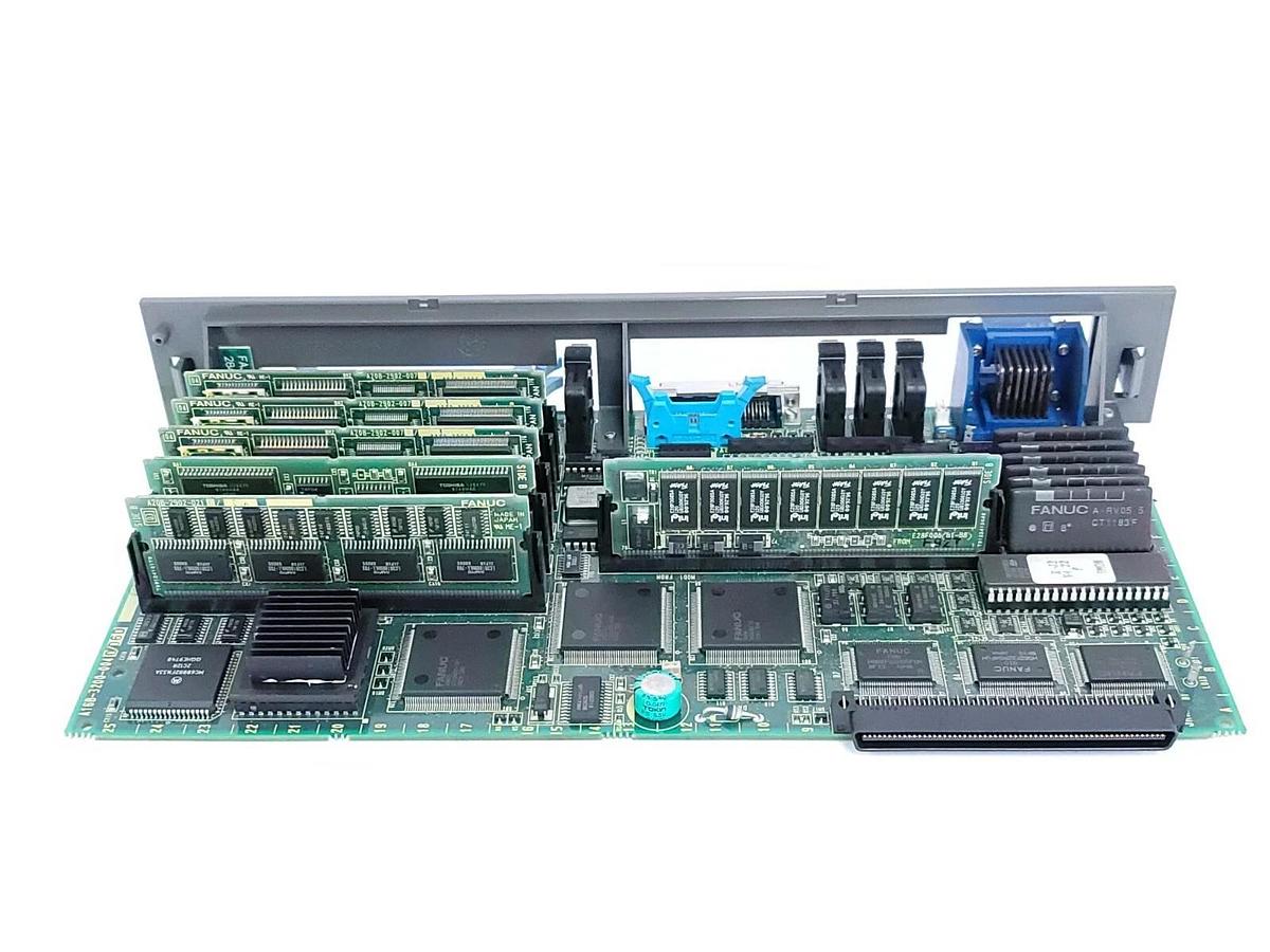 Used FANUC A16B-3200-0400/06D MAIN CPU BOARD A16B-3200-0400 W/ DAUGHTER BOARDS