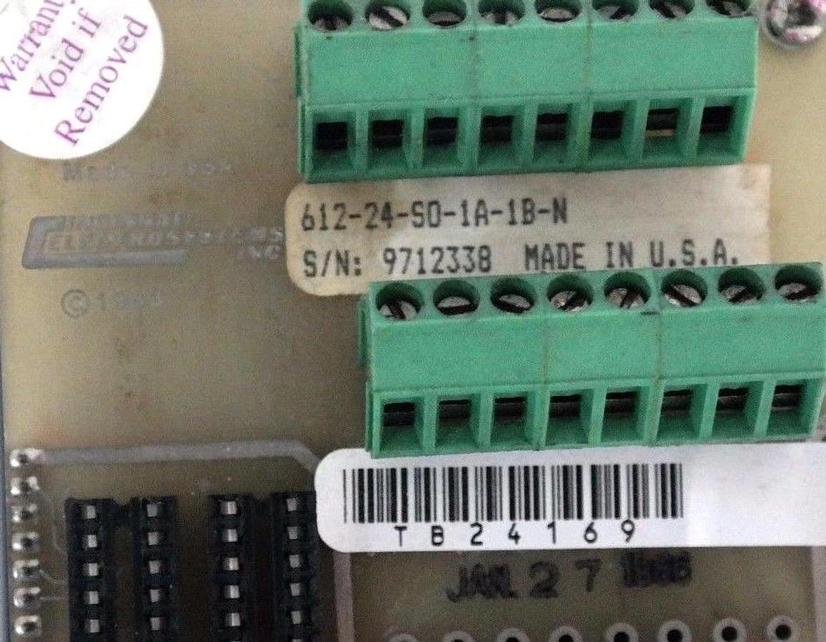 Used CINCINNATI ELECTROSYSTEMS 612-24-S0-1A-1B-N KEYPAD ASSEMBLY 61224S01A1BN