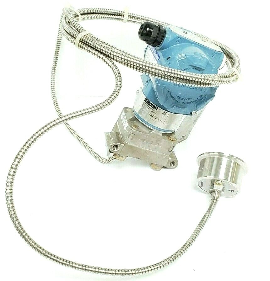 Used NIB EMERSON FISHER ROSEMOUNT CG2A22A1AS1B4 PRESSURE TRANSMITTER W/SENSOR