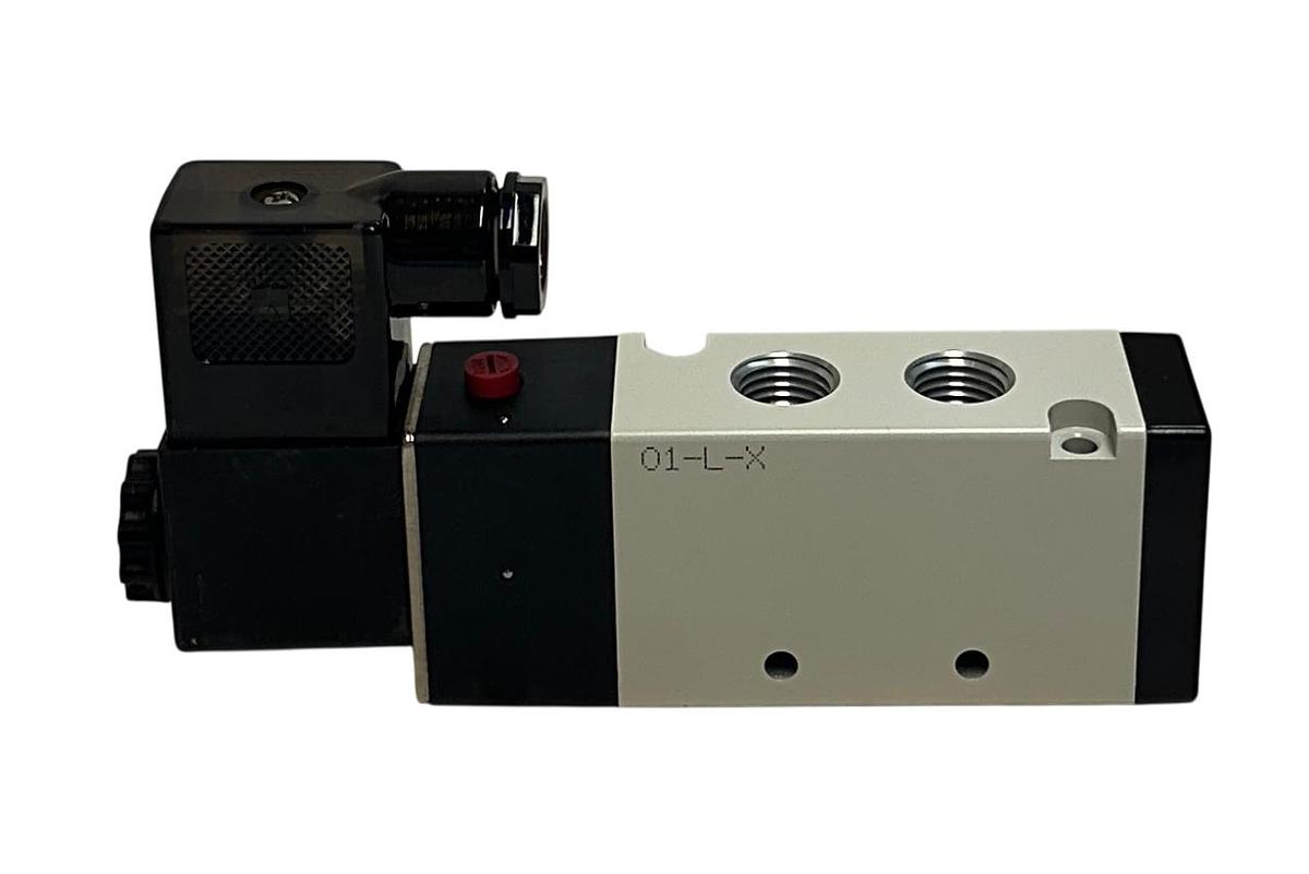 Used BIMBA MFD M4V310-08-24VDC / M4V3100824VDC SOLENOID VALVE 1/4'' NPT 24VDC NSNP