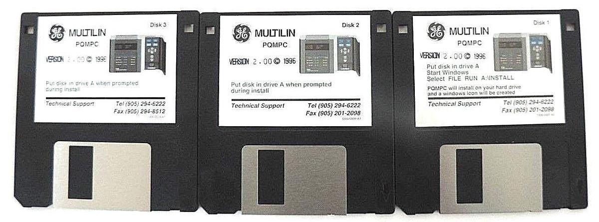 NIB GE MULTILIN PQM POWER QUALITY METER VERSION: 301.000 W/ PC SOFTWARE