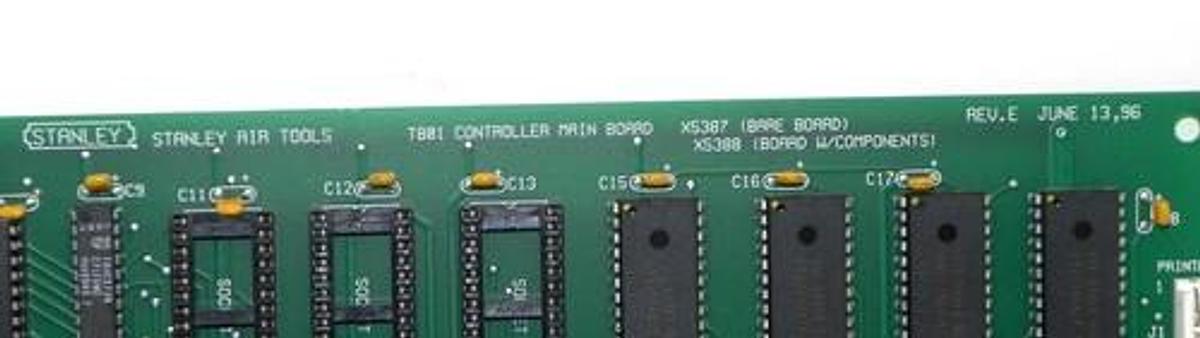 Used STANLEY AIR TOOLS T801 CONTROLLER MAIN BOARD REV. E