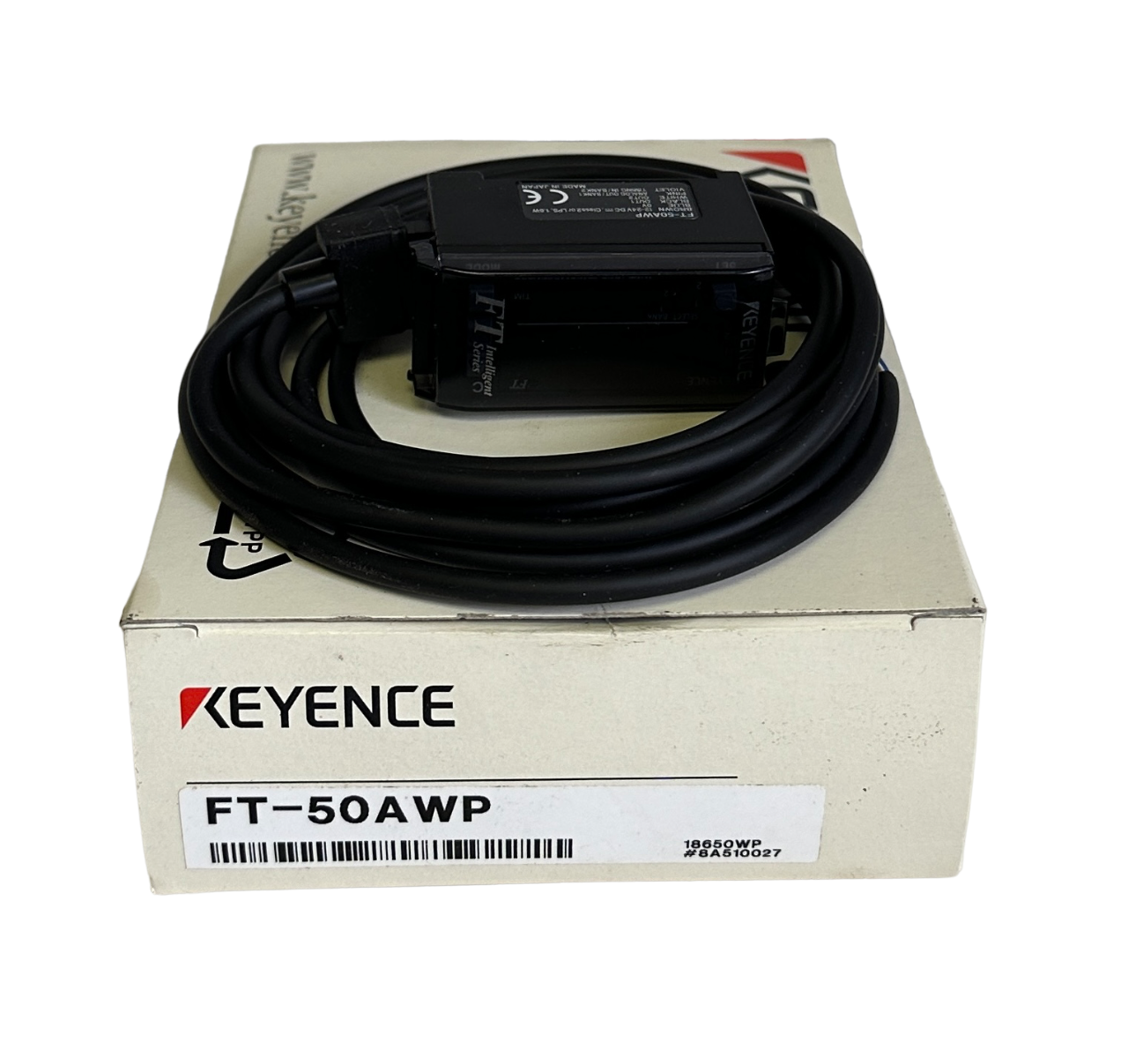 Used NEW KEYENCE FT-50AWP / FT50AWP MULTI-FUNCTION TEMPERATURE SENSOR 12-24Vdc LED