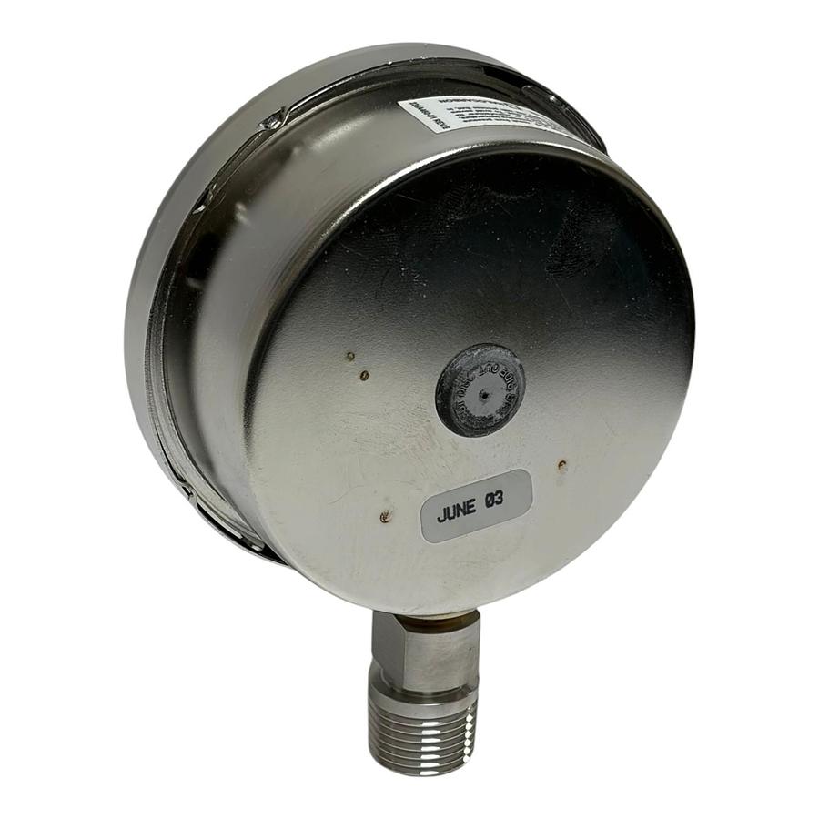 Used Ashcroft 35-1009SW-04L 3.5" Duralife Pressure Gauge 300 PSI 316SS New in Box