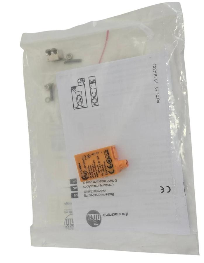 Used NEW IFM OJB-FNKG/FO/AS DIFFUSE REFLECTION SENSOR OJ5001 10...30V DC 200mA