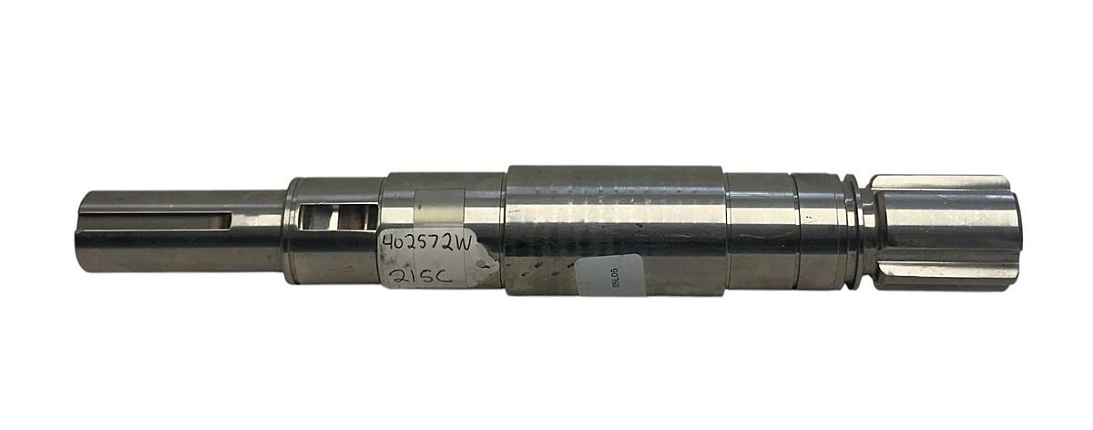 Used MULTIVAC 402572W OEM SPLINE DRIVE SHAFT 13-13/16'' LENGTH STAINLESS NSNP