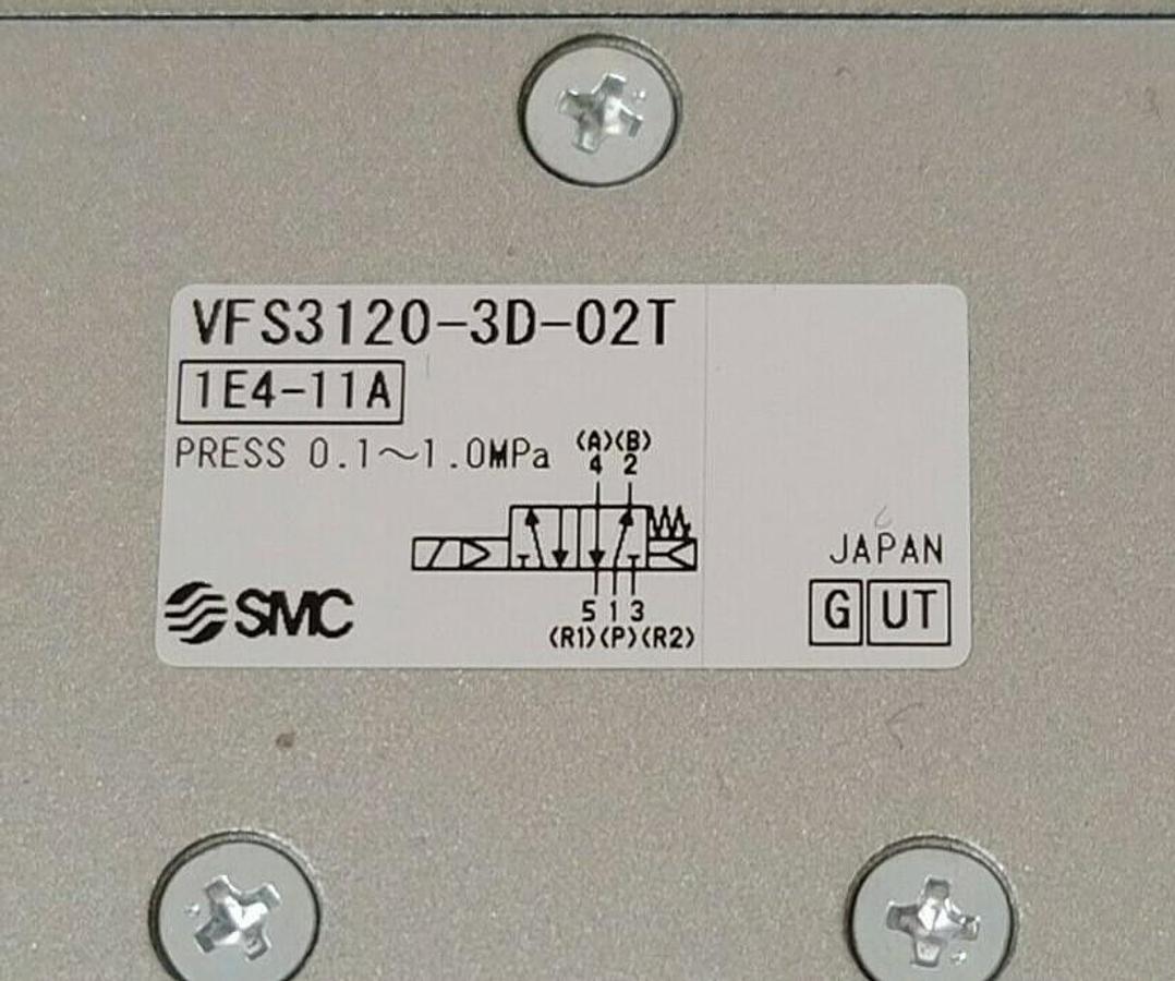 Used NEW SMC VFS3120-3D-02T VALVE SGL PILOT BODY PORTED VF31203D02T